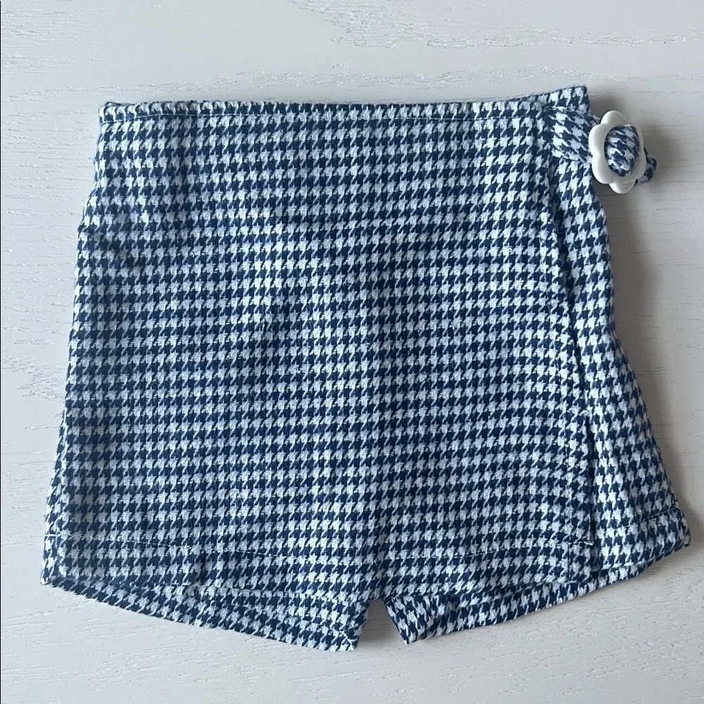 Lila & Jack Ciao Bella 3 Piece Set Sweatshirt Skort Headband 2T 3T